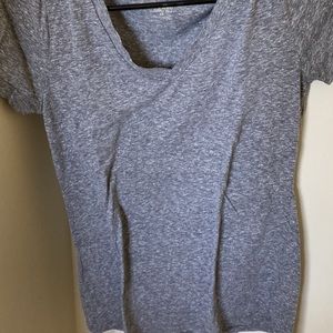 Grey v-neck